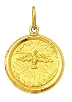 Medalha Divino Espirito Santo 2gr Ouro 18k