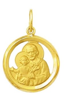 Medalha São José 1,8cm Ouro 18k