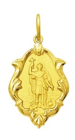 Medalha 2,6cm Santo Expedito Ouro 18k Ornato