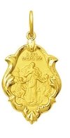 Medalha Nossa Senhora Desatadora De Nós Ouro 18k 1,5cm