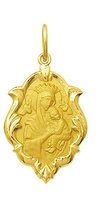 Medalha Nossa Senhora Perpétuo Socorro Ouro 18k 2,5 Cm