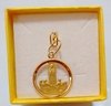 Medalha 3,4cm Nsa Fátima Ouro 18k Redondo - comprar online