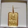 Pingente Medalha Coração De Jesus Ouro 18k 4,1gr - 2,5 Cm