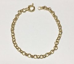 Pulseira De Ouro 18k Elo Português 4,5 Gr 5mm