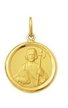 Medalha 2,6cm São Judas Tadeu Ouro 18k Pingente