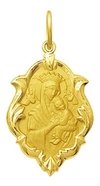 Medalha Nossa Senhora Perpétuo Socorro Ouro 18k 2 Cm Ouro