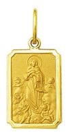 Pingente Medalha Nossa Senhora Da Conceição 1,9cm Ouro 18k