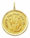 Medalha São Bento Em Ouro 18k 13gr Grande