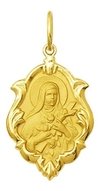 Medalha Santa Teresinha Ouro 18k 1,5 Cm Com Certificado