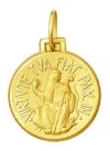 Medalha Pingente São Bento Em Ouro 18k 1,7 Cm Certificado