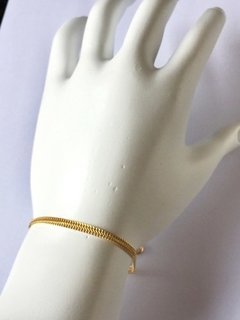 Pulseira Lacraia De Ouro 18k 3mm Feminino na internet