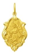 Medalha Anjo Da Guarda Em Ouro 18k 0,8 Gr Com Certificado