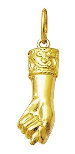 Pingente Figa 2,6 Cm De Ouro 18k 750 Com Certificado