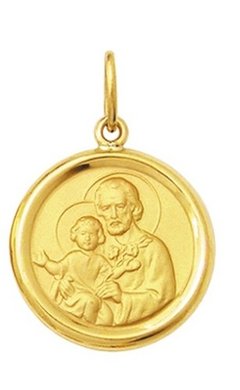 Medalha São José 1,8cm Ouro 18k