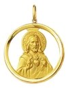 Medalha Coração De Jesus Ouro 18k 2,1 - Com Certificado