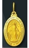 Medalha + Corrente Milagrosa Nsa Das Graças Em Ouro 18k Pingente Ns Graças Católico Nsa Graças Medalha Milagrosa