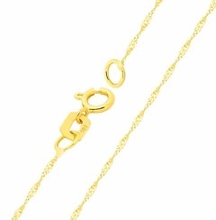 Cordão De Ouro 18k Singapura 60cm 1,6 Gr