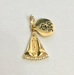 Medalha Nossa Senhora Aparecida Ouro 18k Jubileu 300 Anos