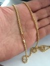 Cordão Baiano De Ouro 18k 3mm 60cm - comprar online