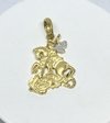 Pingente Medalha São Jorge De Ouro 18k 1,7 Cm Pingente São Jorge Guerreiro