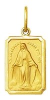 Pingente Medalha Nossa Senhora Das Graças Ouro 18k Pequeno Pingente Ns Graças Católico Nsa Graças Milagrosa