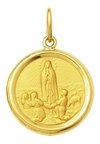 Medalha Nossa Senhora De Fátima 2gr Ouro 18k