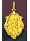 Medalha São Miguel Arcanjo Em Ouro 18k 0,5 Gr - Promoção