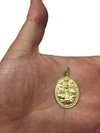 Medalha Divino Pai Eterno Ouro 18k Grande 3 Cm - comprar online