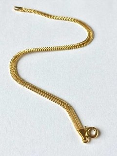 Pulseira Lacraia De Ouro 18k 3mm Feminino - comprar online