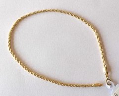 Pulseira Feminina De Ouro 18k Cordão Baiano 3,4 Gr 3mm 18cm