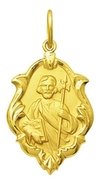 Medalha São Judas Tadeu Ouro 18k 1,5 Cm Certificado