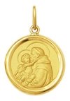 Medalha 2,6cm Santo Antônio Ouro 18k Pingente