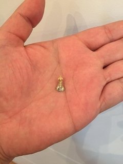 Pingente Nossa Senhora Aparecida Ouro 18k 1,3 Cm - comprar online