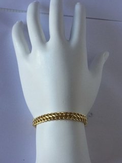 Pulseira De Ouro 18k Lacraia 7mm 6,9gr Feminina na internet