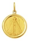 Medalha Nossa Senhora Aparecida 2gr Ouro 18k