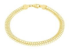 Pulseira De Ouro 18k Lacraia 4.9 Gr 6mm