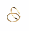 Brinco Argola Ouro 18k Largo 2mm 2cm 1.7 Gr