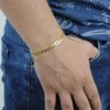 Pulseira Grumet Prata Masculina Italiana 7mm 10gr