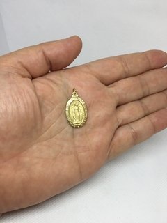 Medalha Milagrosa Nsa Das Graças 2,5 Cm Ouro 18k Pingente Ns Graças Católico Nsa Graças Milagrosa na internet