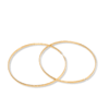 Brinco Ouro 18k Argola 6,5 cm 2mm 5gr