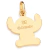 Colar com Pingente Stitch Banhado Ouro 18K com Resina - loja online