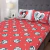 Jogo de Cama Casal Mickey Minnie Lovers Lençol 2 Fronhas