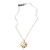 Colar com Pingente Mickey e Minnie Love Banhado Ouro 18K