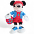 Pelúcia Natal Mickey Papai Noel com Presente 32cm - Disney