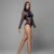 BODY TULE POÁ AZUL - buy online