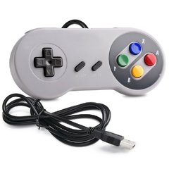 Controle Usb Super Nintendo Snes Joystick Windows Mac Linux