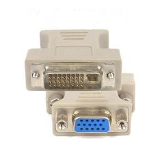 Adaptador Dvi-I Para Vga Femea 24+5 Pinos Placa de video Monitor