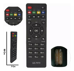 Controle Remoto Para Conversor Tv Smart Aquario 4k - comprar online