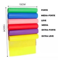 Faixa Elástica Fisioterapia Academia Exercício Thera Band - comprar online