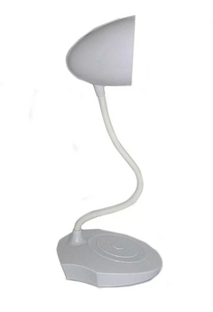Luminária De Mesa C/ Base 9w Touch Usb Recarregável Baterias